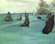 Edouard Manet The Beach at Sainte Adresse France oil painting reproduction
